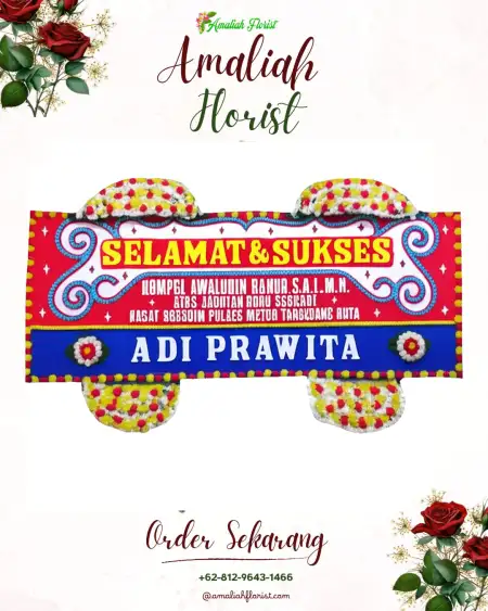 Papan Bunga Ucapan Selamat Jabong